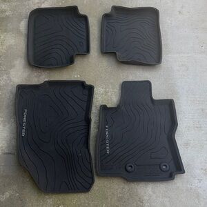 2025 Subaru Forester All-Weather rubber Floor Mats